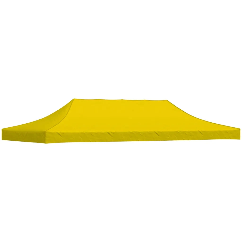 Tetto per Tendone per Feste 6x3 m Giallo 270 g/mÂ²