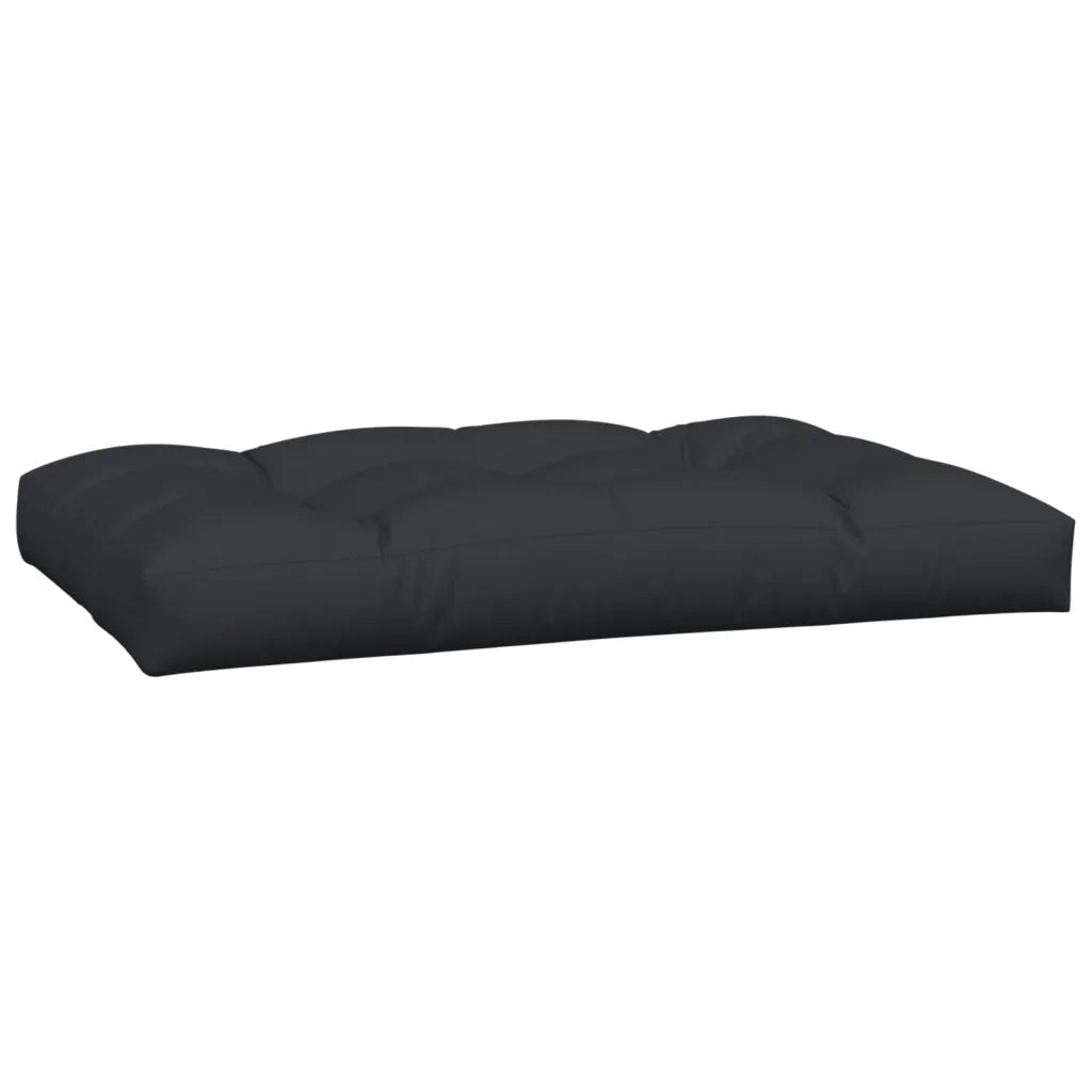 Cuscini per Pallet 5 pz Neri in Tessuto 360784