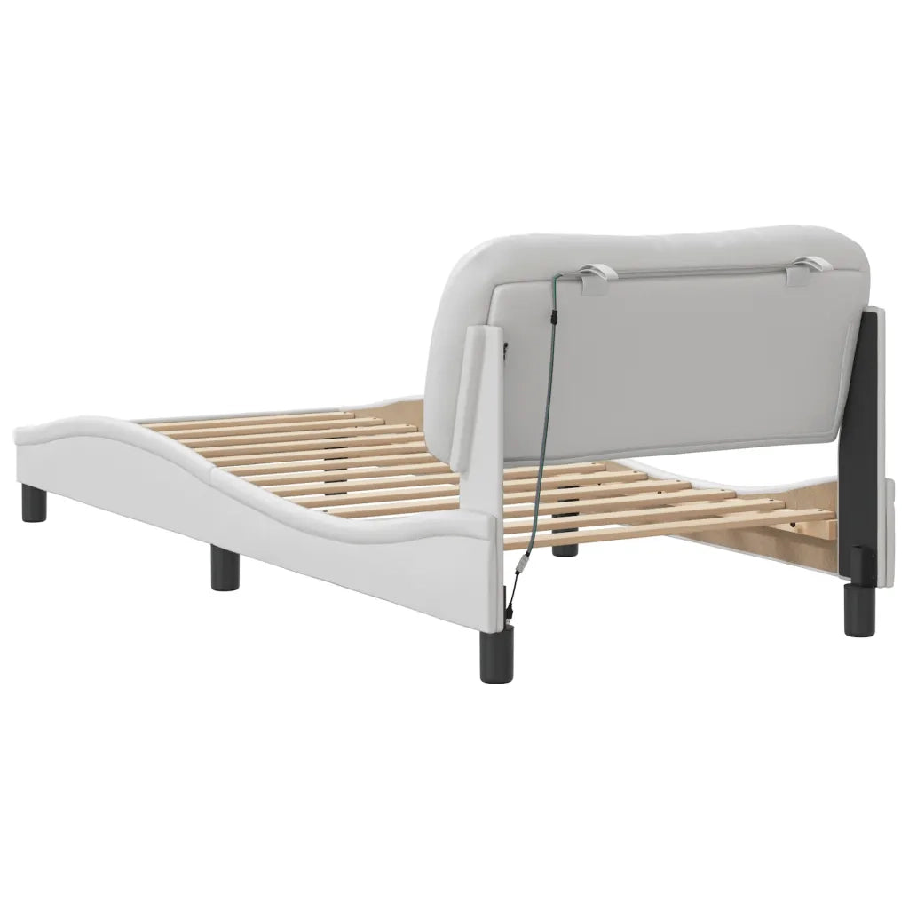 Giroletto con LED senza Materasso Hvar Bianco 90x200 cm 3213907