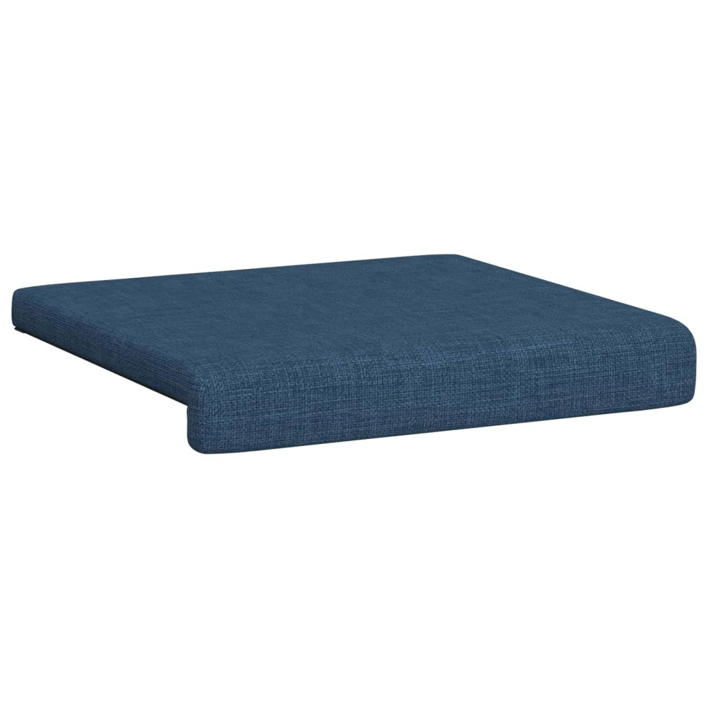 Cuscino per panchina 2 pcs Tessuto Blu Profondità 35 cm 42043016