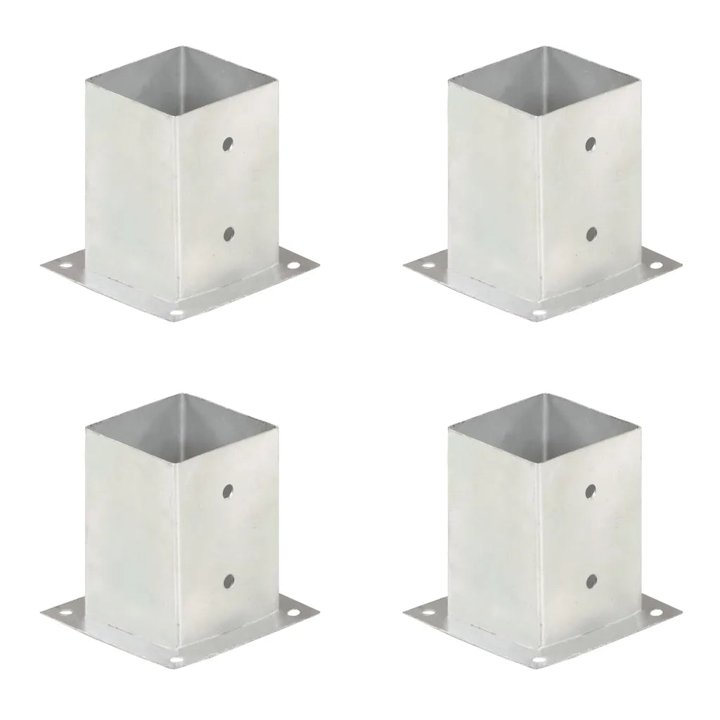 Ancoraggi Pali 4 pz in Metallo Zincato 101 mm 145450