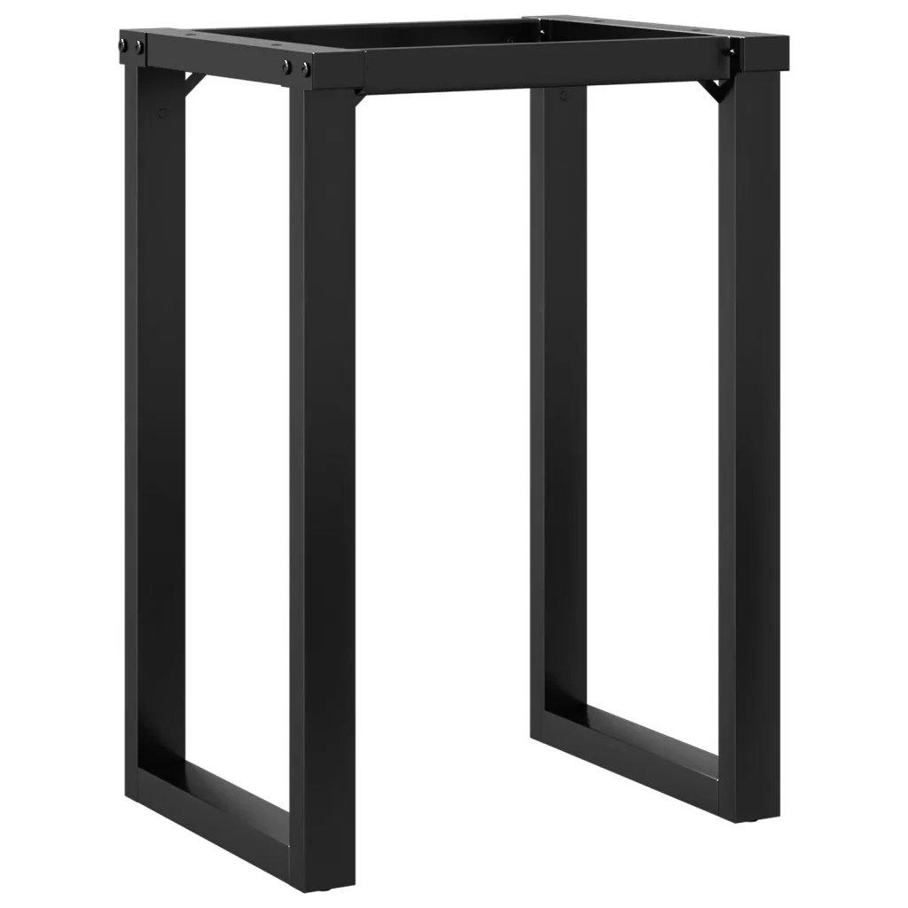 Telaio Gambe a O per Tavolo da Pranzo 60x40x73 cm in Acciaio