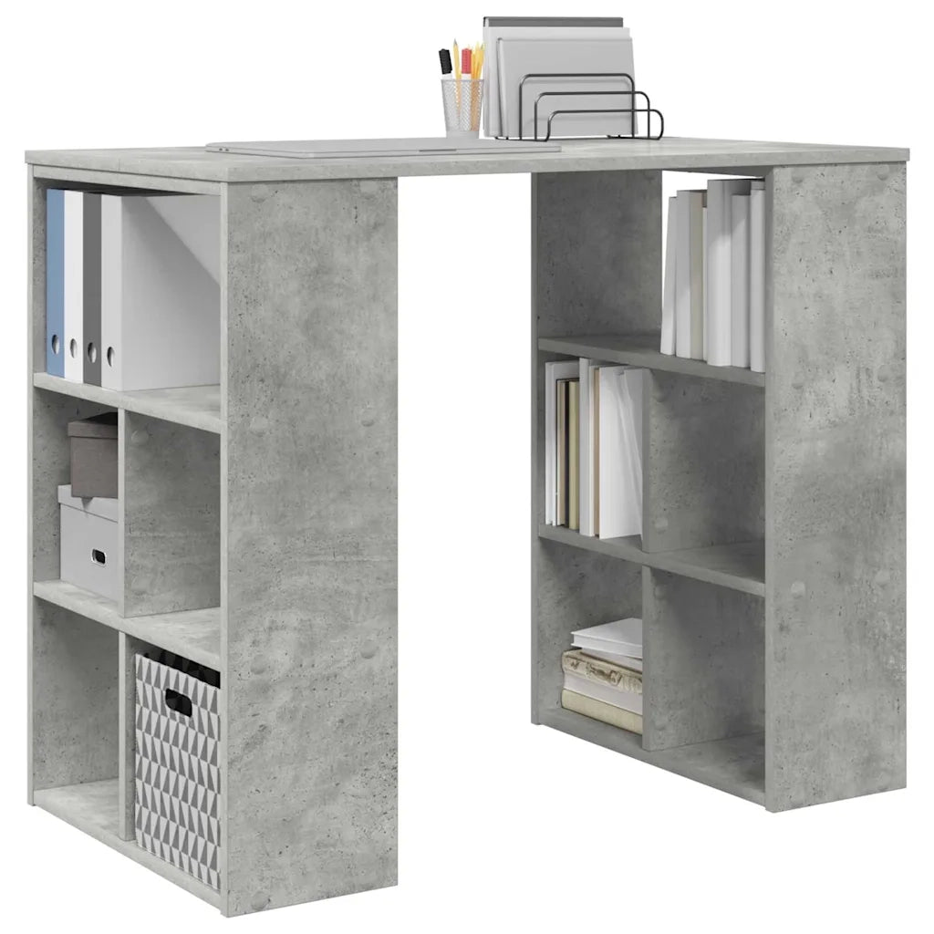 Scrivania Grigio cemento 90 x 50 x 75 cm Legno multistrato 869509