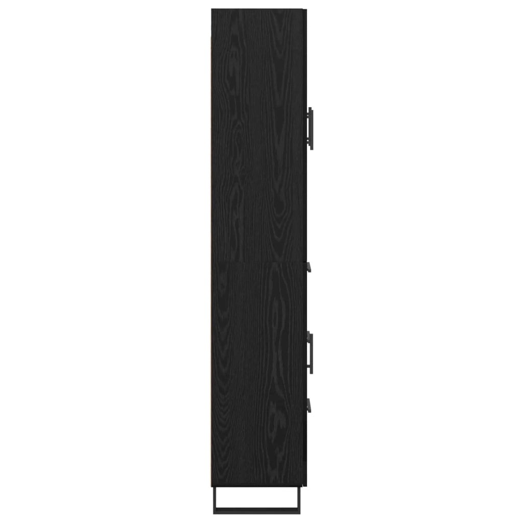 Credenza con cassetto 2 pcs Rovere Nero 69,5 x 34 x 180 cm 3416149