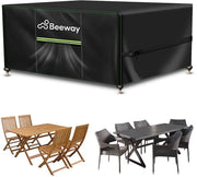 Copertoni per tavoli da giardino e set di mobili da giardino impermeabili - 420D tessuto di Oxford, anti UV, resistente al freddo, 150 x 90 x 72cm