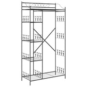 Armadio Aperto con lo scaffale Nero 101 x 43 x 188 cm Acciaio CFW9781852