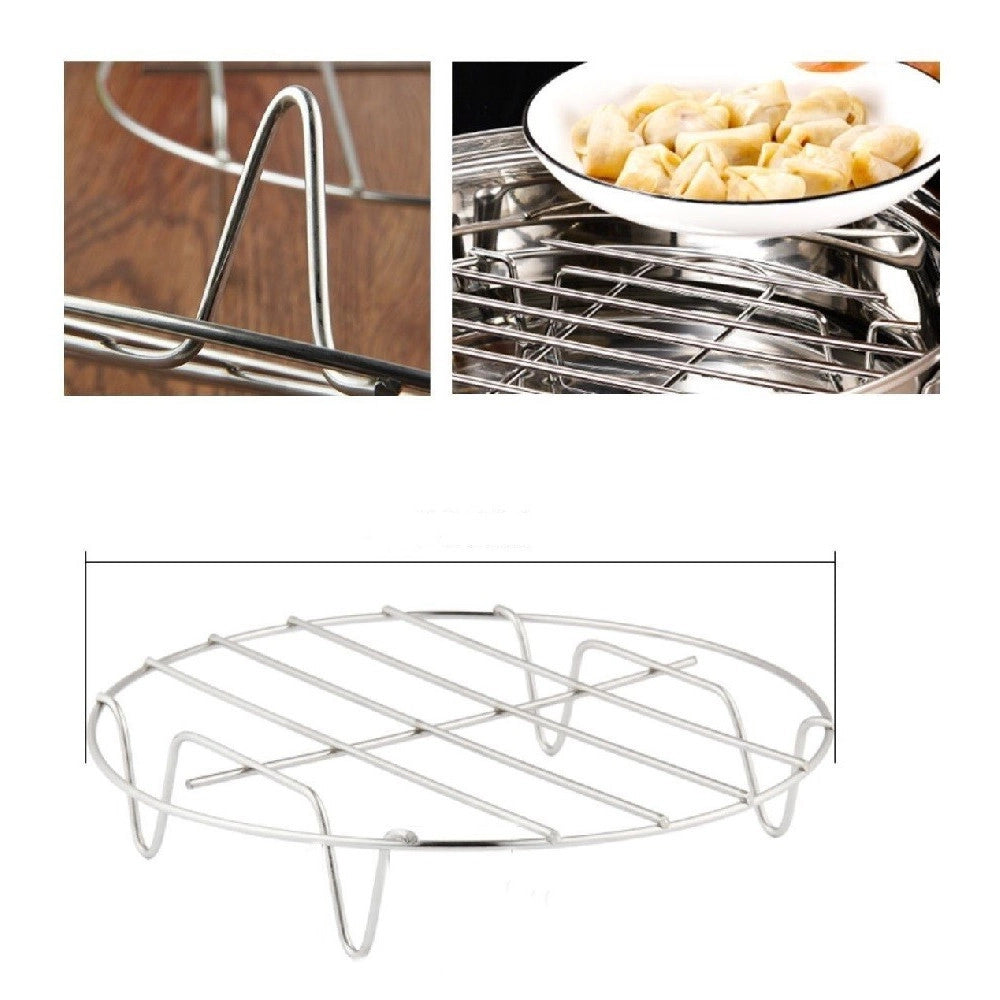 Trade Shop - Sottopentola A Vapore 18 Cm Rotondo Pentole A Pressione Per Cottura Cucina 50312 -