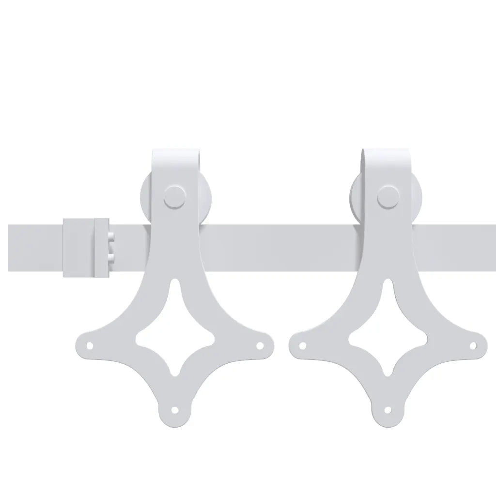 Kit Accessori per Porta Scorrevole 183 cm in Acciaio Bianco CFW8149663