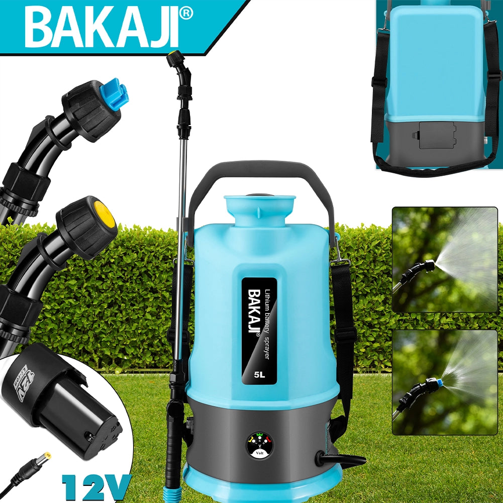 Nebulizzatore a Batteria 5 Litri Senza Fili Spruzzatore a Pressione per Giardino