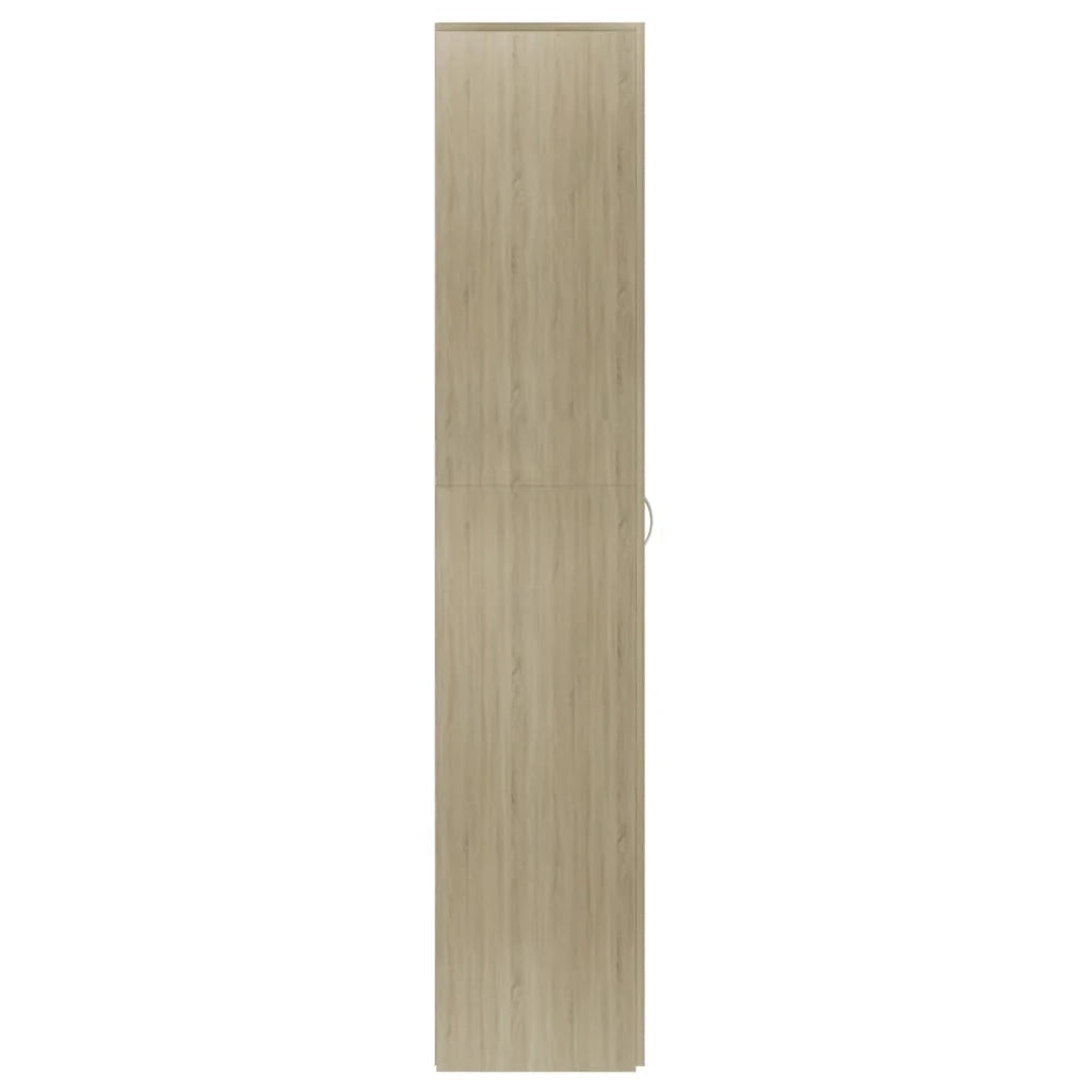 Scarpiera scarpiera mobile portaoggetti ingresso corridoio soggiorno Sonoma 80 x 35,5 x 180 cm legno composito marrone 02_0021735
