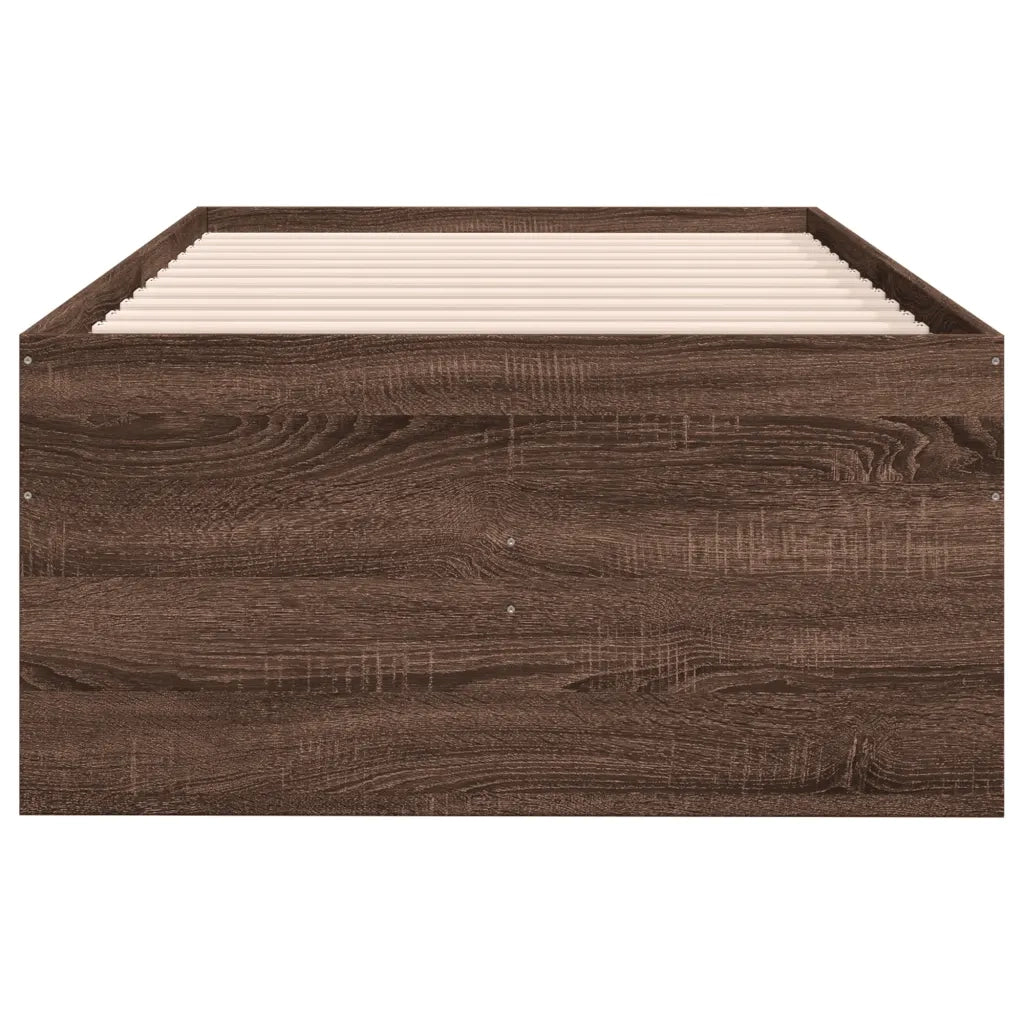 Divano Letto con Cassetti senza Materasso 100x200 cm 3280873