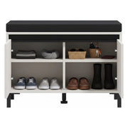 Force, Mobile da Ingresso un Ripiano, 80x40x57h cm Bianco Crema
