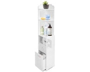 Cassettiere Stile - Pannelli di Archiviazione Multifunzionali - Armadio Bagno - Armadio Cucina - Resistenti all'Umidità - Placche di Alta Qualità in Legno e Plastica - Mobili di Archiviazione