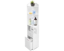 Cassettiere Stile - Pannelli di Archiviazione Multifunzionali - Armadio Bagno - Armadio Cucina - Resistenti all'Umidità - Placche di Alta Qualità in Legno e Plastica - Mobili di Archiviazione