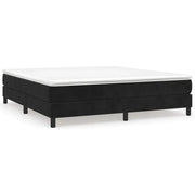 Letto matrimoniale | Letto per adulti | Struttura Letto a Rete a Molle Nero 160x200 cm in Velluto
