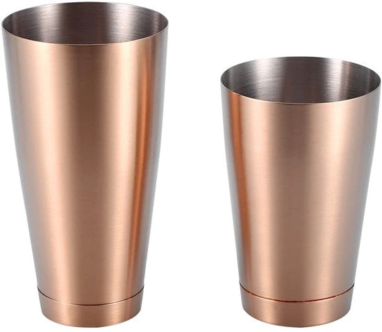 Set di Cocktailshaker Professionale 18oz/28oz - RVS - Boston Shaker - Bebende Misture - Finestra in Acciaio Inox - Risoluzione di Miscelazione Versatile