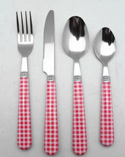 Set di utensili, lustra per specchio in acciaio inossidabile, resistente all'acqua del lavastoviglie / Salute e durata, 24 pezzi