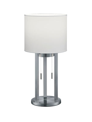 Lampada tavolo da Interno a led in Metallo Nickel Opaco