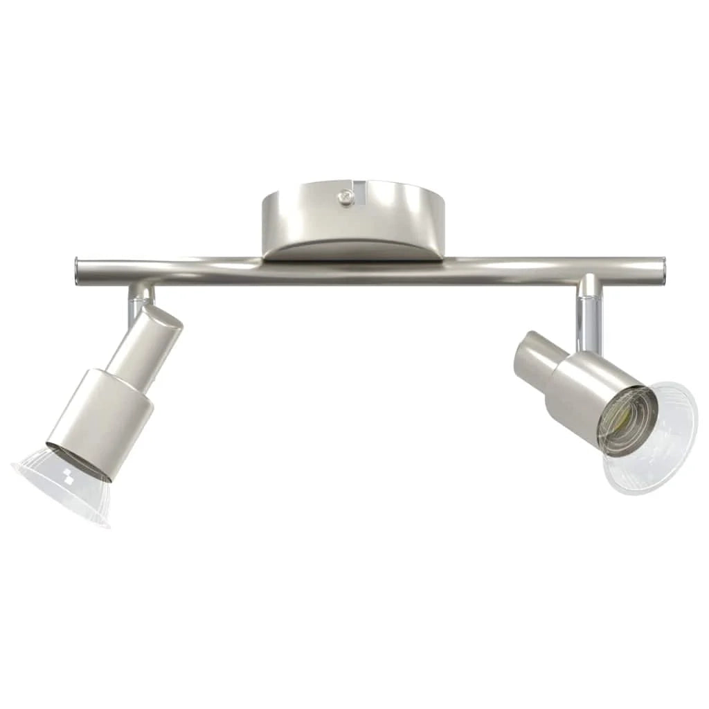 Faretto da soffitto orientabile dal design moderno 25,5 x 8 x 11 cm in acciaio nichelato 02_0058313