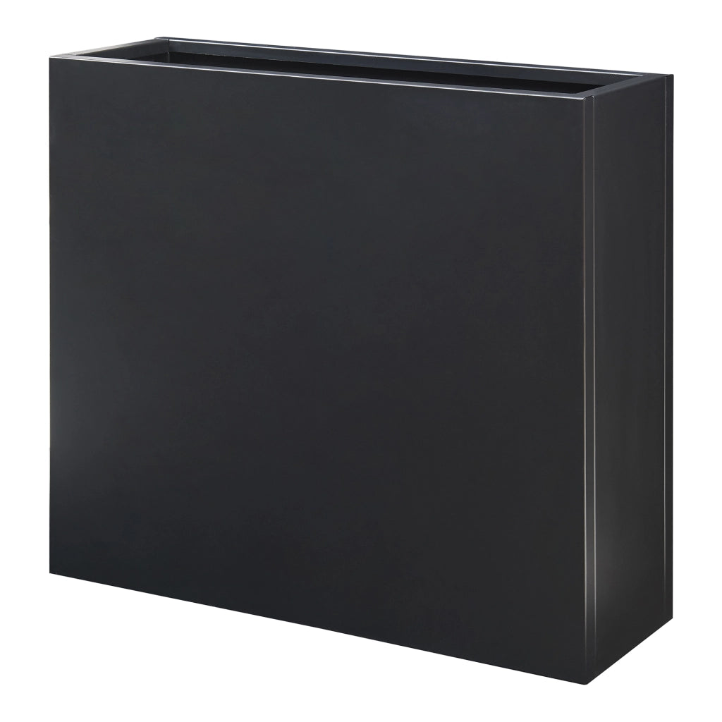 Fioriera Vaargel in Acciaio Portafiori 82x90x30 cm - Nero casa.pro