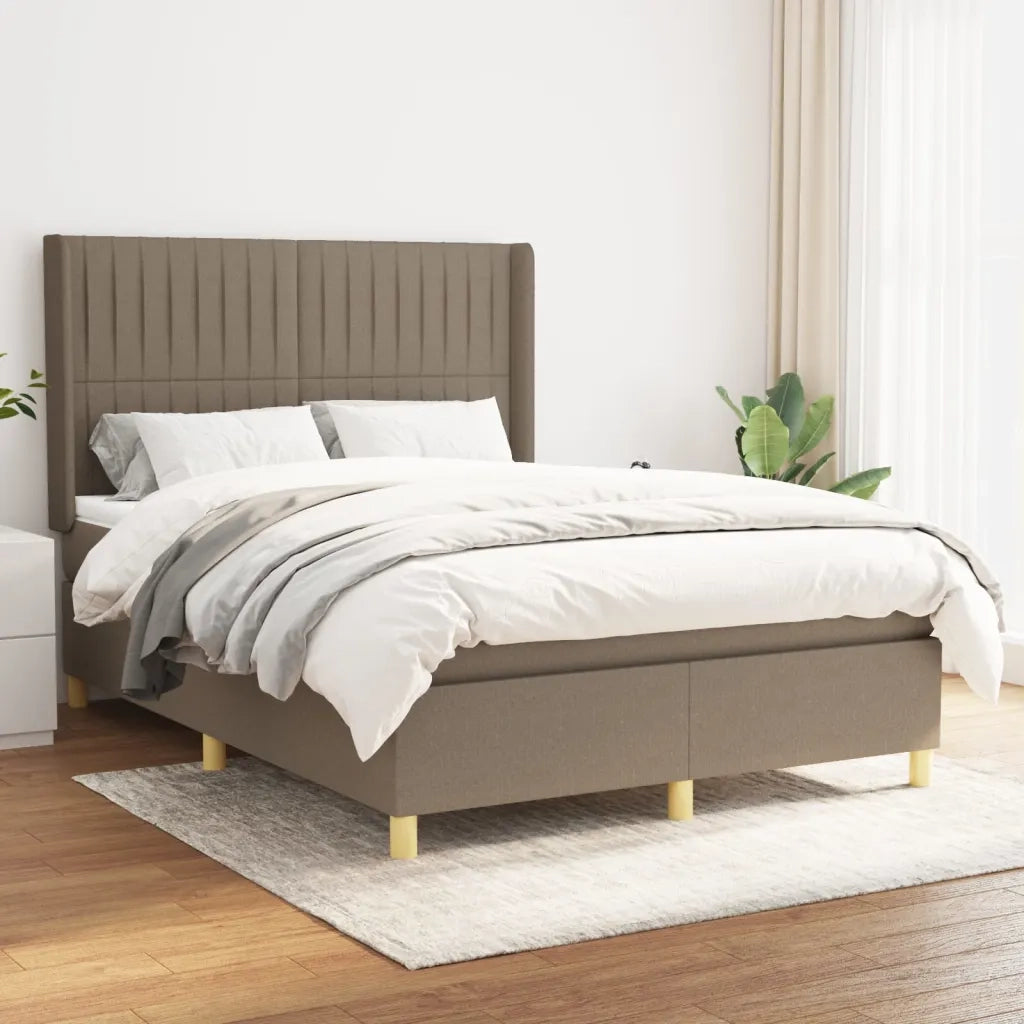 Giroletto a Molle con Materasso Tortora 140x190 cm in Tessutocod mxl 122598