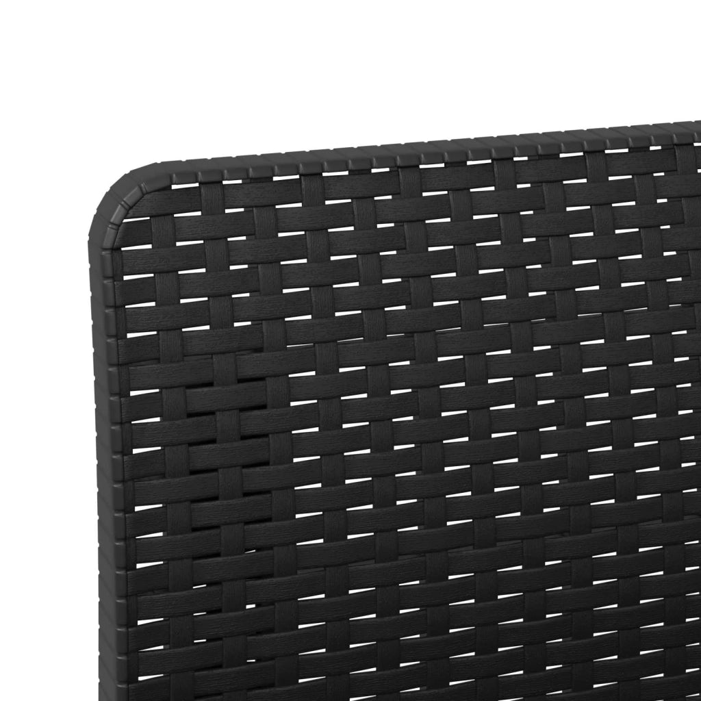 Divano da esterno-Divano da Giardino a 3 Posti in Aspetto Rattan PP Antracite 805290