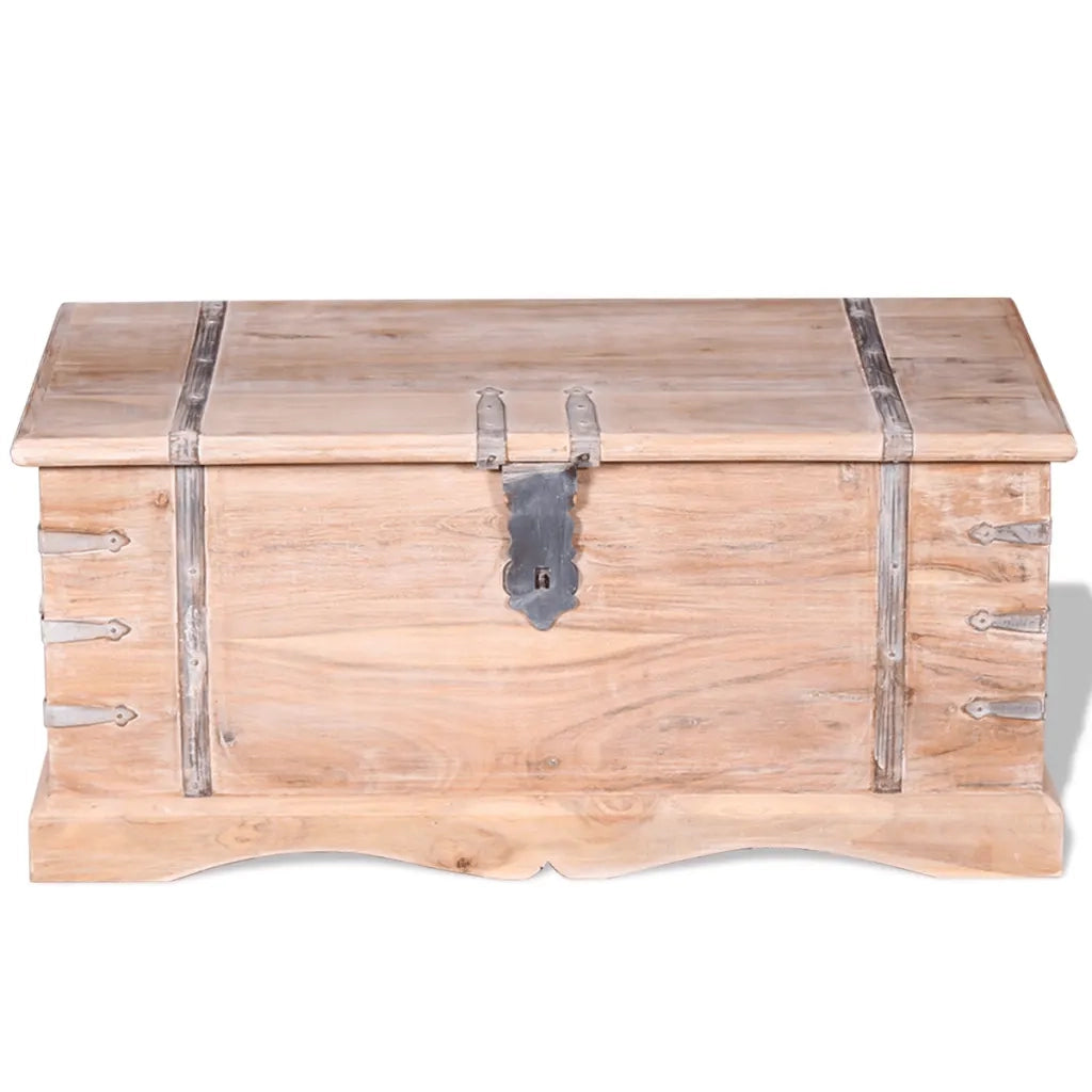 Cassapanca-Baule-Armadietto contenitore in Legno Acacia