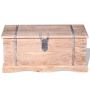 Cassapanca-Baule-Armadietto contenitore in Legno Acacia