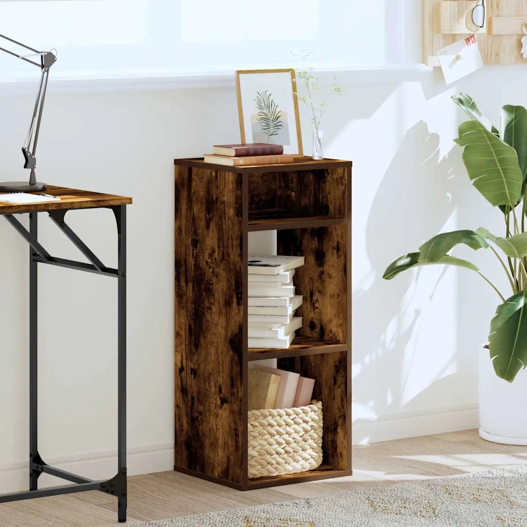Libreria Rovere Fumo 34x31x80 cm in Legno Multistrato 860278