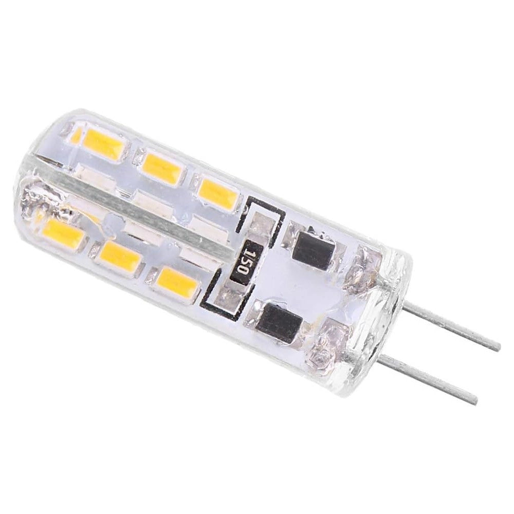Trade Shop - Lampadina Led 3w 24 Smd G4 3014 Attacco A Spillo Luce Bianca Calda Fredda 12v - -bianco Freddo      -