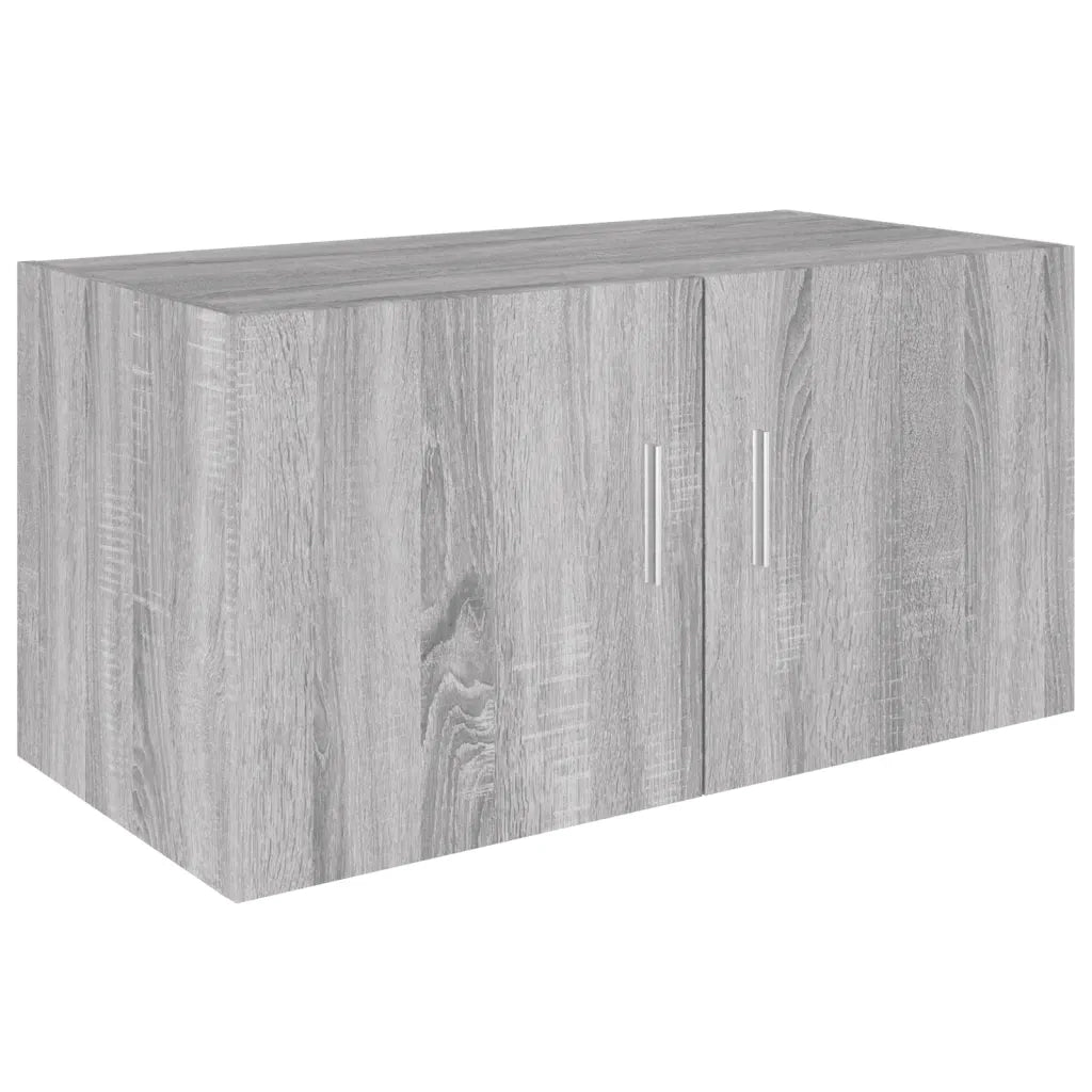 Armadietto da Parete Grigio Sonoma 80x39x40cm Legno Multistrato CFW4602342