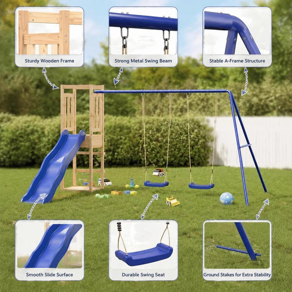 Play Tower Solid Pine Wood