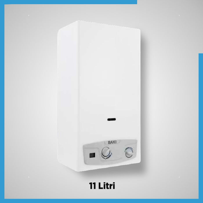 Scaldabagno camera aperta BAXI Acquaprojet+ Blue 11i Low NOx Gpl - NEW acquaproject