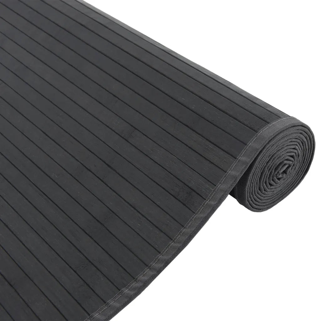 Tappeto Rettangolare Nero 80x100 cm in BambÃ¹
