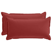 Federa 2 pcs HOUTEN Rosso Vino 40 x 70 cm Poliestere 917916