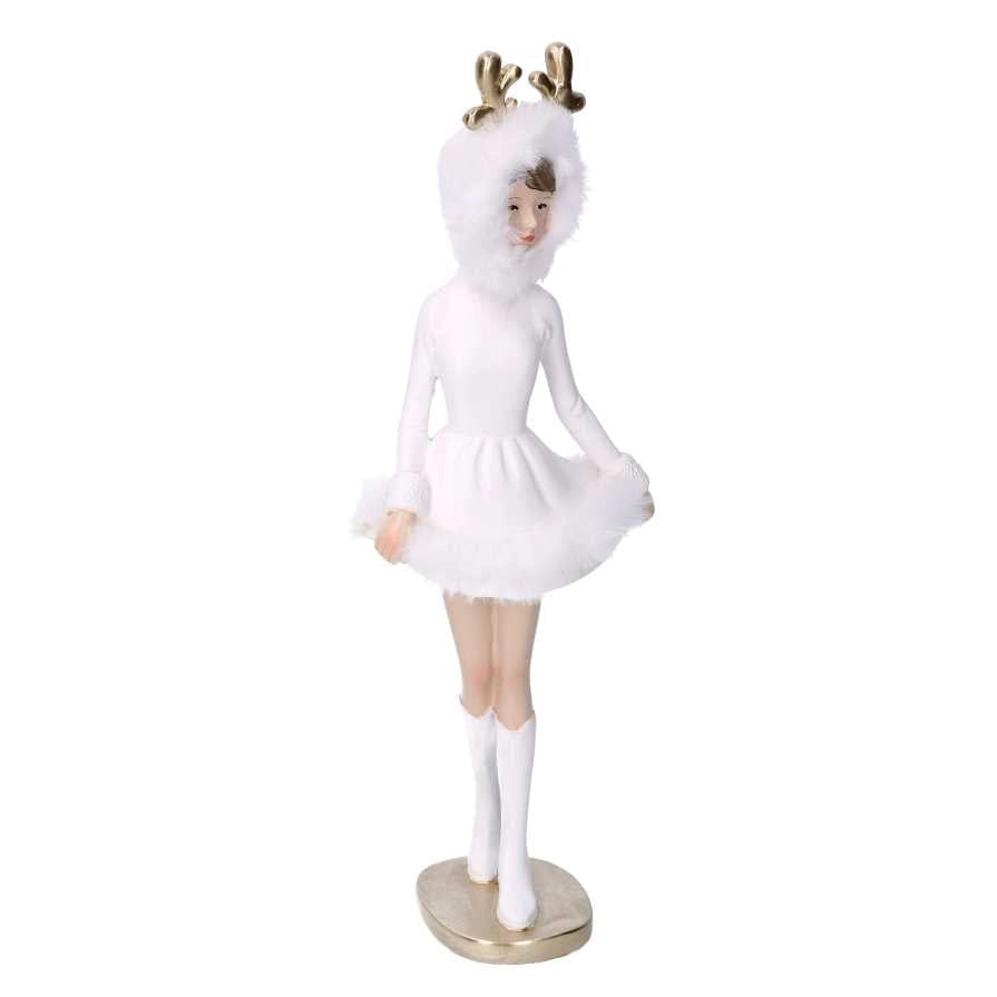 Donna resina ballerina cm 12x9xh32,5