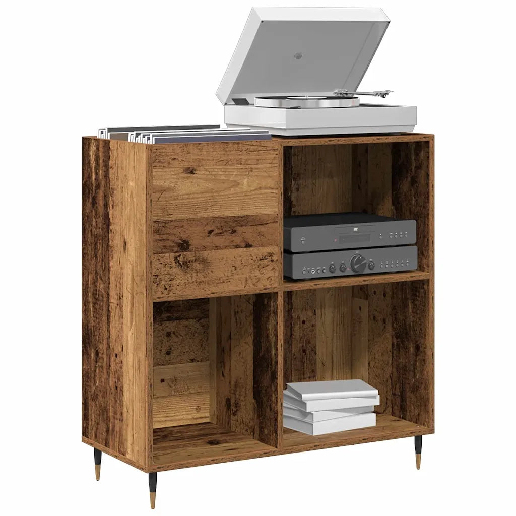 Mobile porta vinili Legno vecchio 85 x 38 x 89 cm CFW6139983