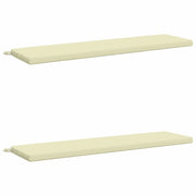 Cuscini per Panchina a 2 Pezzi SOEST 2 pz 100% Poliestere Crema 948999