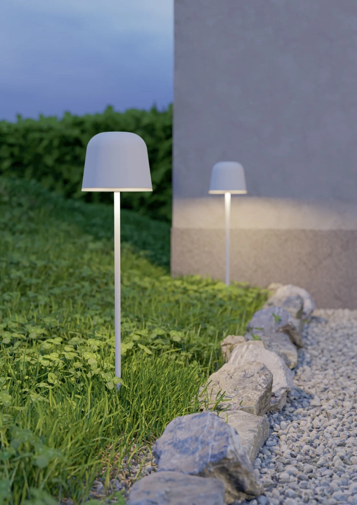 Lampada Ricaricabile Moderna Mannera-S Alluminio Grigio Led 1,8W 170Lm Ip54