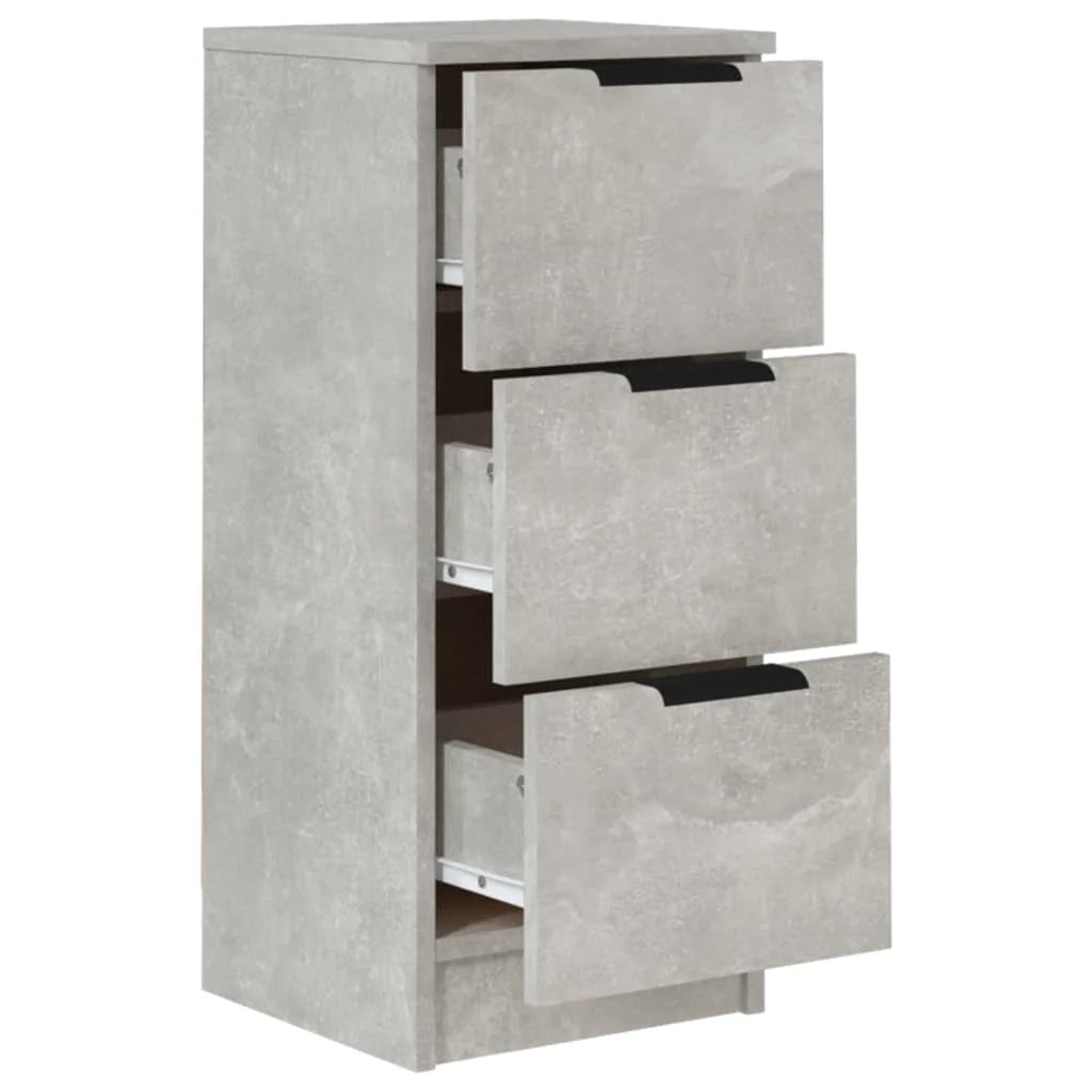 Buffet credenza cassettiera armadio mobile contenitore organizer per cucina soggiorno salotto set da 2 30 x 30 x 70 cm legno ingegnerizzato grigio 02_0036842