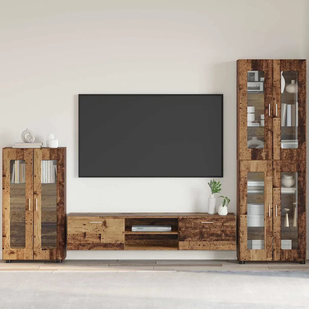 Credenza con porta FLORIN Legno vecchio 55,5 x 29 x 100 cm