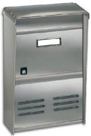 CASSETTA POSTALE DUBLO RIVISTE C/TETTO INOX DR2E CM.26X37,5X