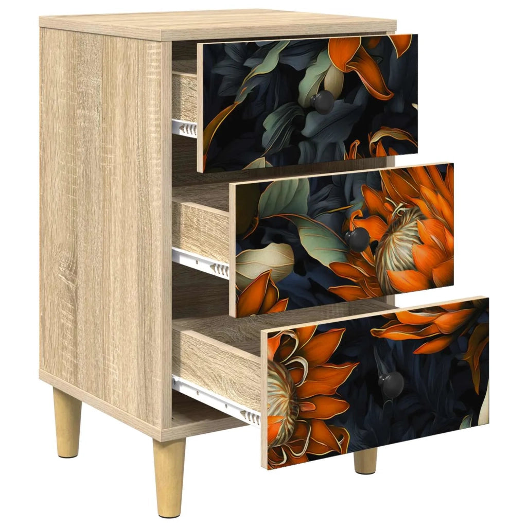 Armadio da Notte LOCHEM 2 pz Rovere Sonoma 36 x 33 x 60 cm 8007272
