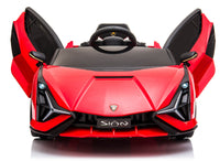 Macchina Elettrica per Bambini 12V con Licenza Lamborghini Sian FKP 37 Rossa