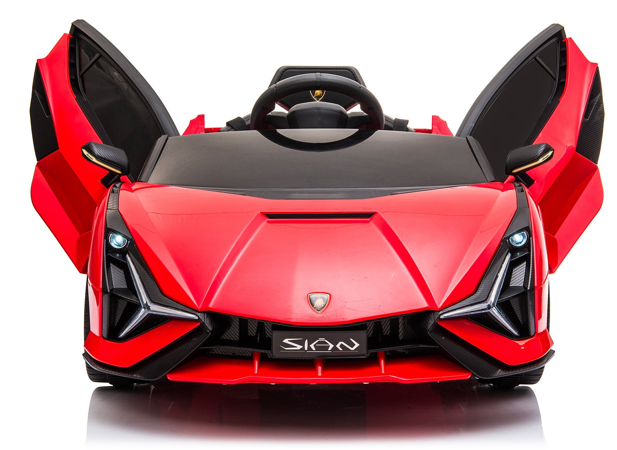 Macchina Elettrica per Bambini 12V con Licenza Lamborghini Sian FKP 37 Rossa