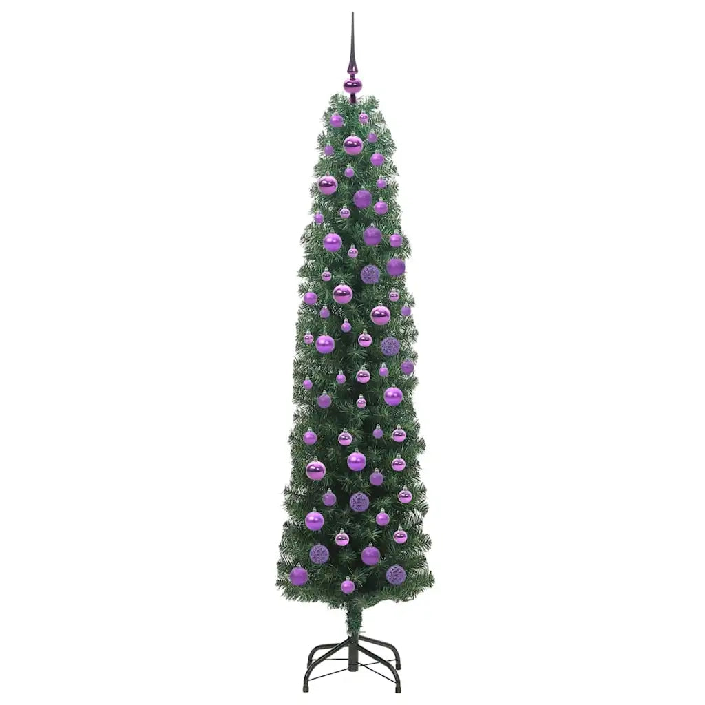 Albero di Natale | Decorazioni natalizie artificiale con 300 LED Verde 180 cm