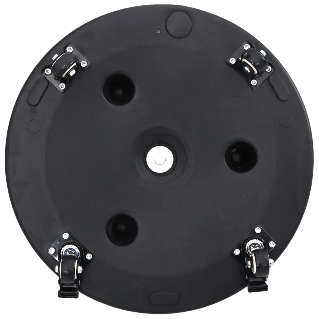 Base per parasol con ruote per pali Ã˜38-48 mm 13 kg Rotonda