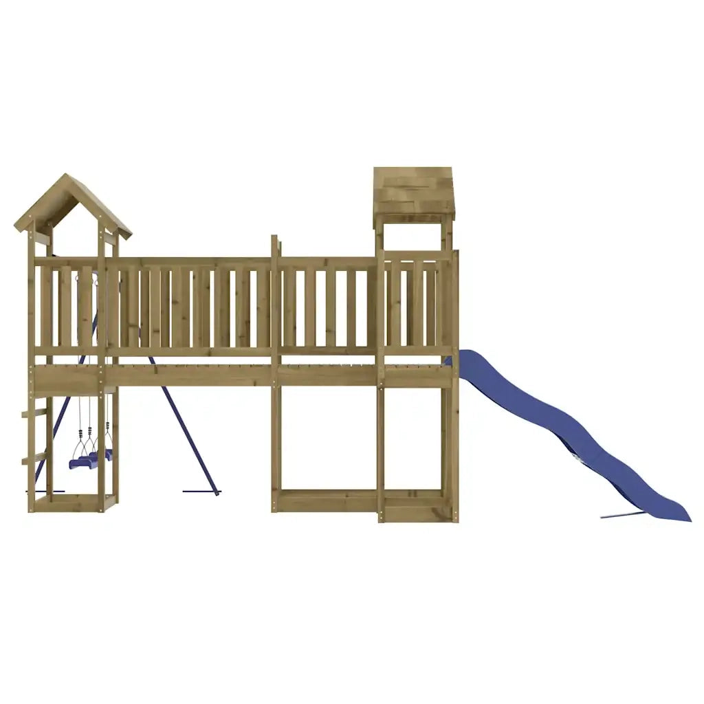 Set da Gioco da Esterno in Legno di Pino Impregnato 3155851
