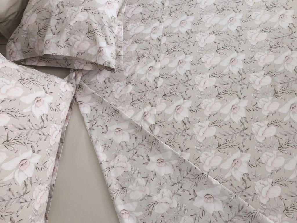 Sagame, Copripiumino Matrimoniale Federa Inclusa, 300x250 cm Bianco Naturale