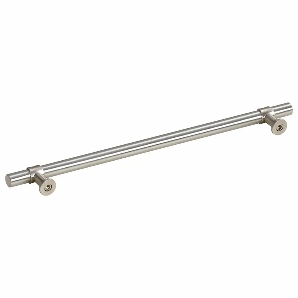 Poignées d'armoire 5 pcs argenté 224 mm acier inoxydable